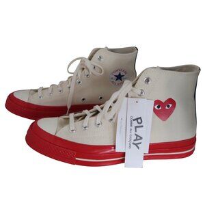 COMME DES GARCONS Play x Converse Chuck 70 high top sneakers M 9 W 11